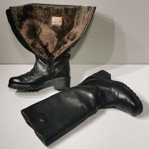 Pajar Shoes - VINTAGE PAJAR REAL SHEEPSKIN LEATHER BOOTS MADE IN CANADA